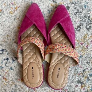 Birdies | The swan flats in fuchsia cuff